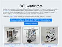 Tablet Screenshot of dccontactors.com